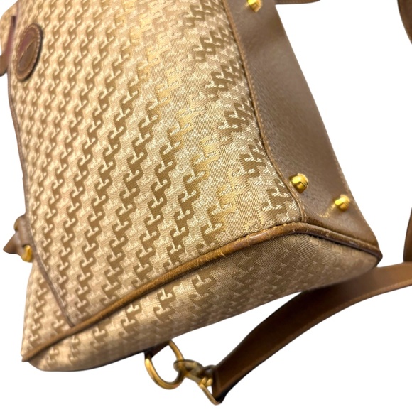 Gucci monogram vintage duffle Boston bag two way with strap - Picture 7 of 16